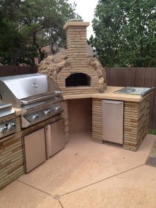 outdoor kitchen - new wave pools austin pool builder - photo gallery