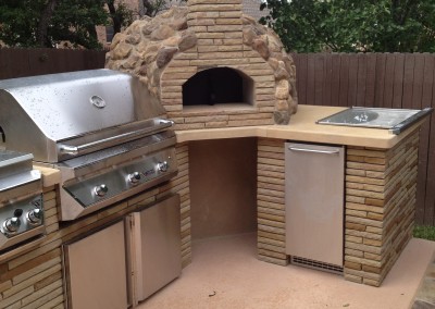 outdoor kitchen - new wave pools austin pool builder - photo gallery