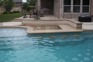 Pool Bar - new wave pools austin pool builder - photo gallery