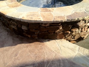 custom swimming pool rock & coping types